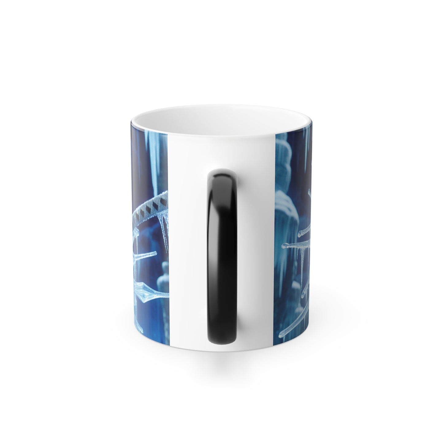 Mug - AI Generated Male Snow Bankai Color Morphing Mug, 11oz