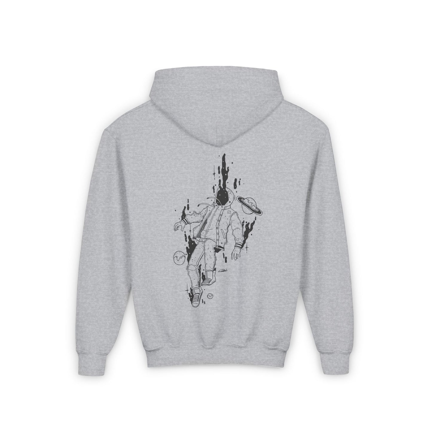 Cosmic Adventure Youth Hoodie - Unique Space-Themed Sweatshirt